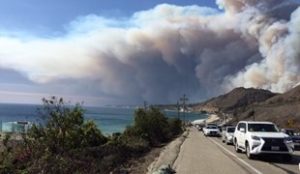 18. Traffic along PCH during Woolsey Fire_2018 Topanga Democratic Club