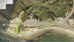 30. 2019 aerial of Topanga Lagoon overlaid with outline from the 1876 T sheet_RCDSMM