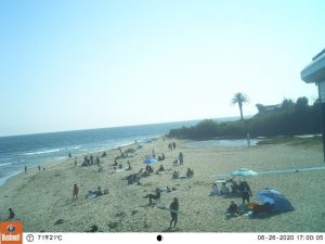 8. Visitors at Topanga Beach 2020_Photo by RCDSMM Stream Team Camera