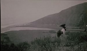 9. Photo of Historic Development. Looking west over the Topanga Lagoon in the 1900’s prior to extensive development. Photo from the Santa Monica Public Library.
